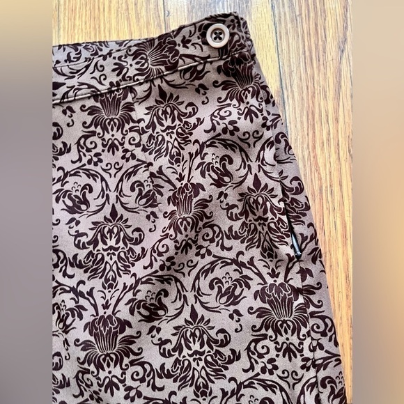 First Option Petites Size 10P Brown Business Casual Pants Boho Chic Vintage Gift - Picture 4 of 7